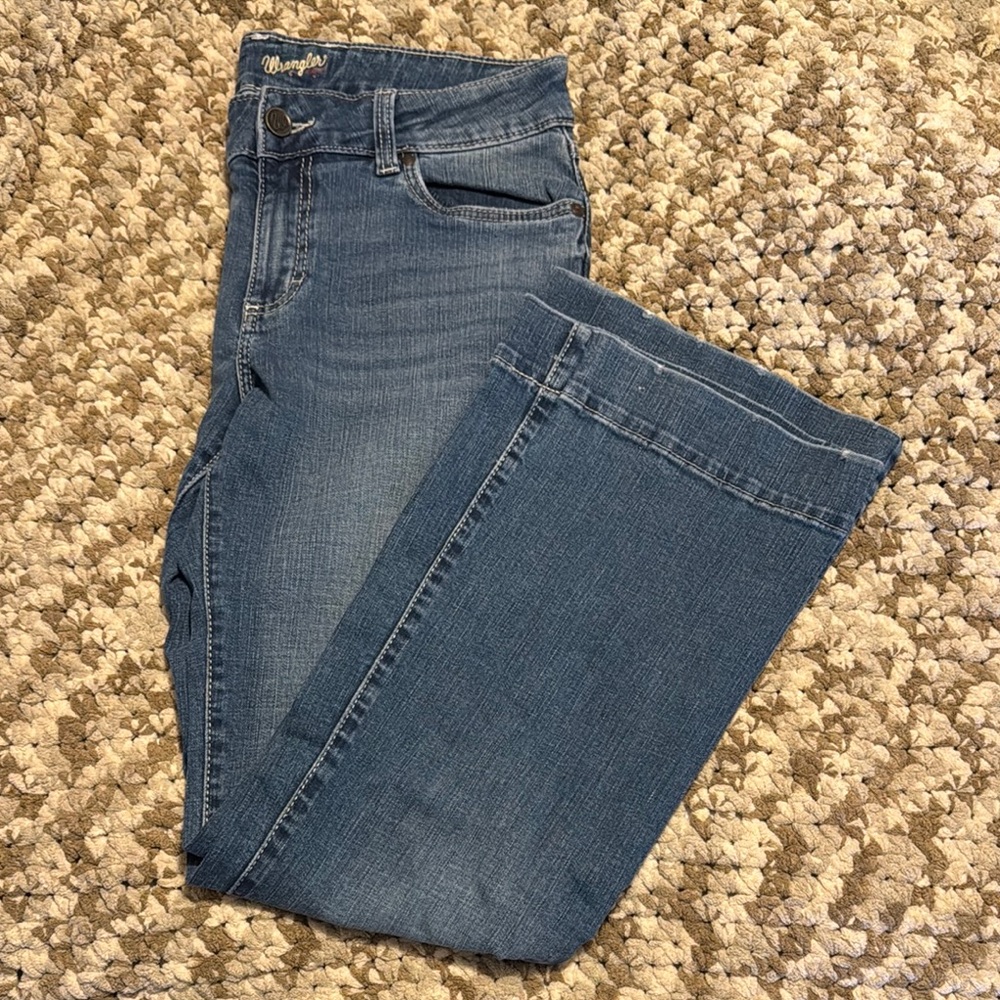 Wrangler Women's Wide Leg Blue Jeans